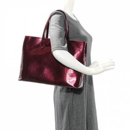 Louis Vuitton Vernis Wilshire MM Rouge Fauviste 2 of 8