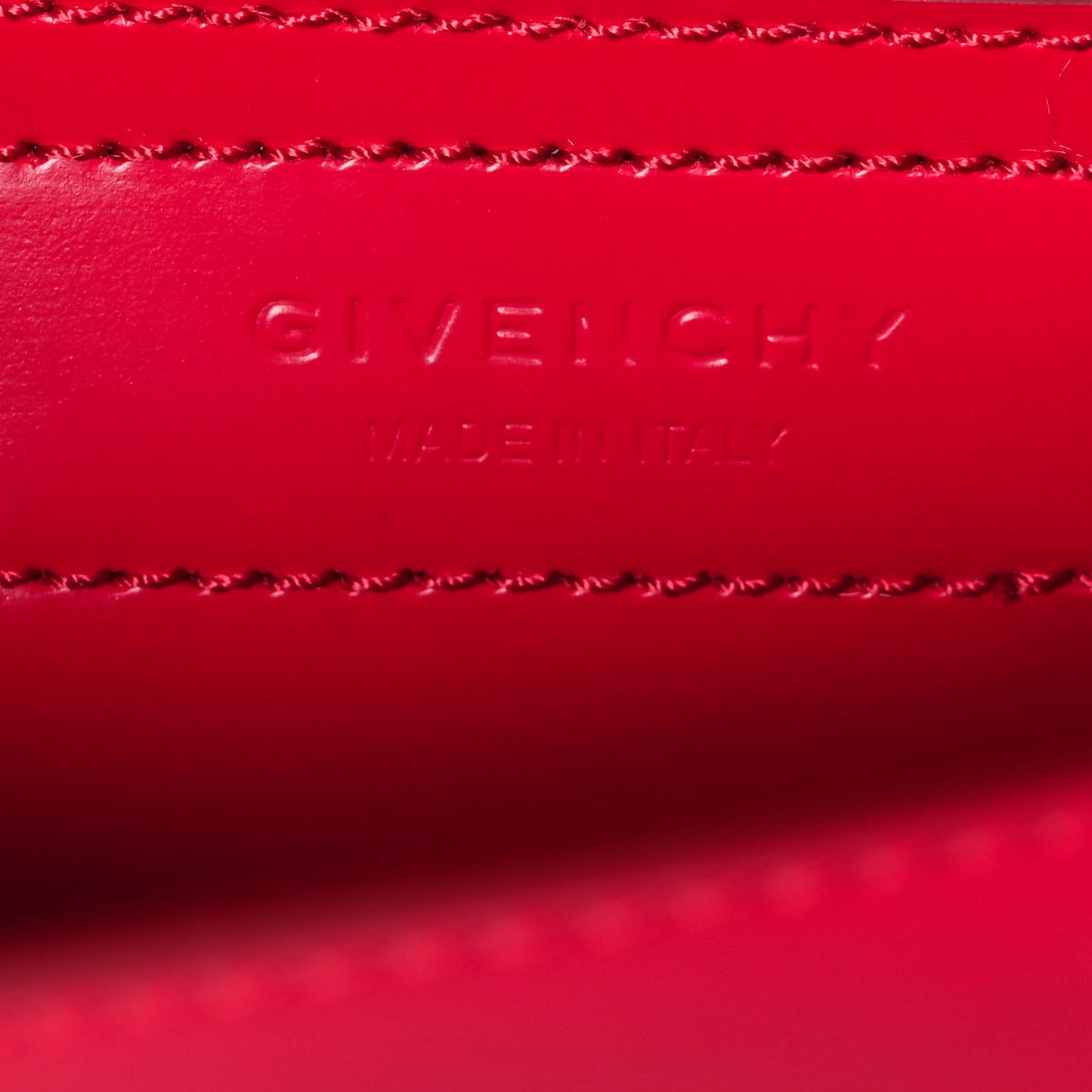 Calfskin Infinity Flap Bag Red