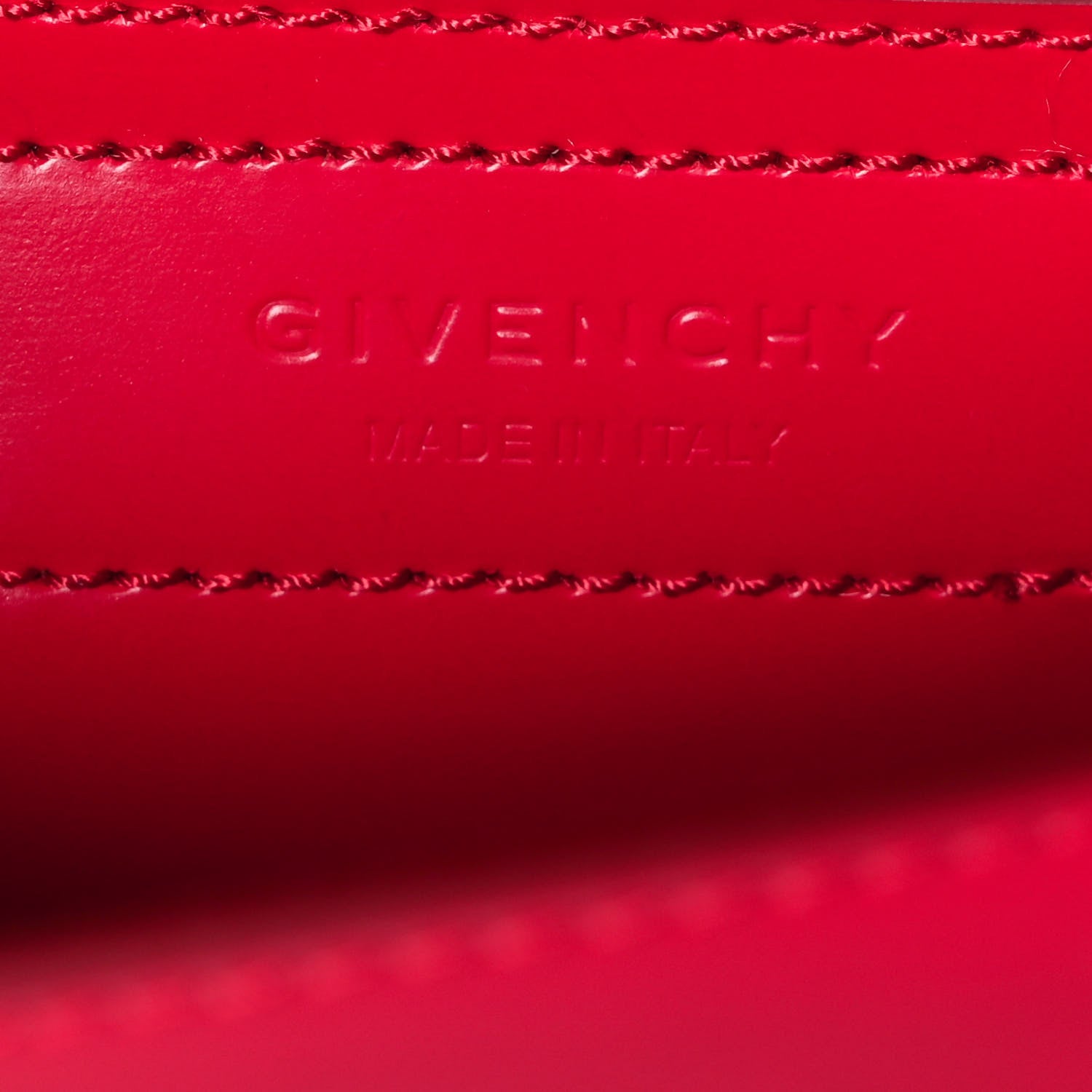 Givenchy Calfskin Infinity Flap Bag Red 6 of 9