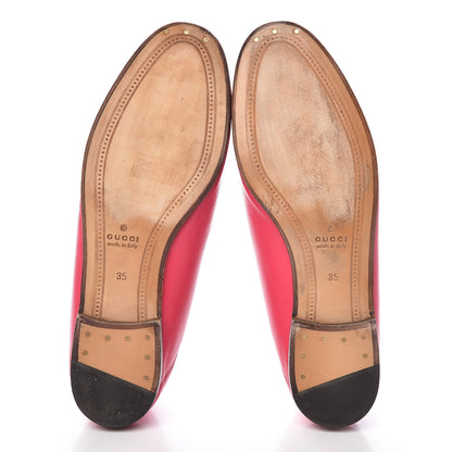 Gucci Lambskin Womens Brixton Horsebit Loafers 35 Hot Pink 7 of 16