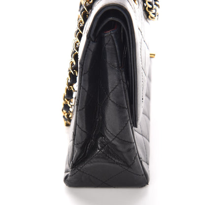 Chanel Lambskin Quilted Medium Double Flap Black 14 of 14