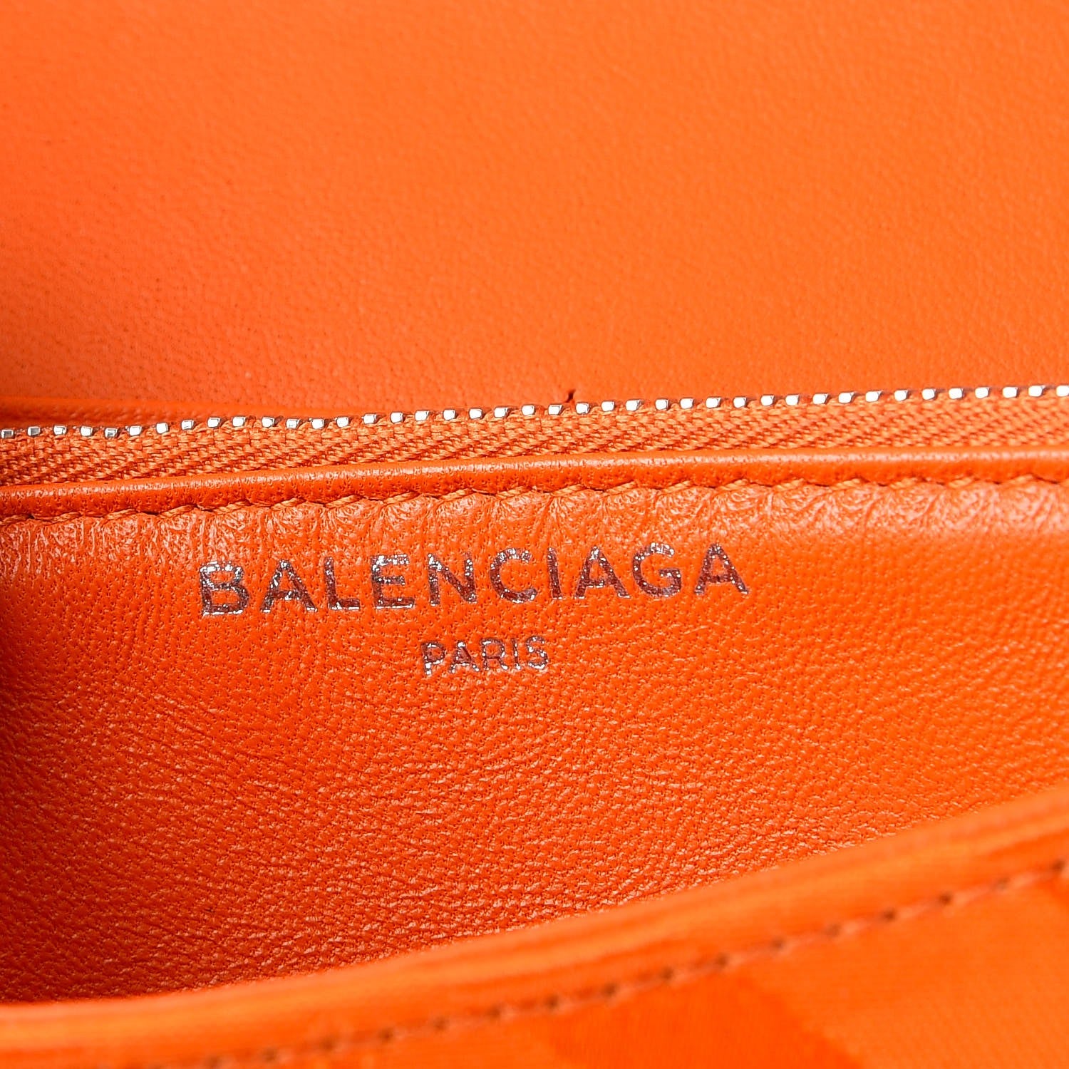 Balenciaga Nylon Jacquard Diagonal Logo S BB Round Shoulder Bag Orange Sanguine 6 of 9