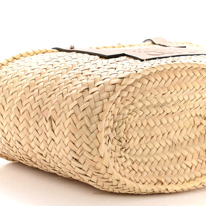 Loewe Raffia Basket Tote Bag Natural Tan 7 of 9