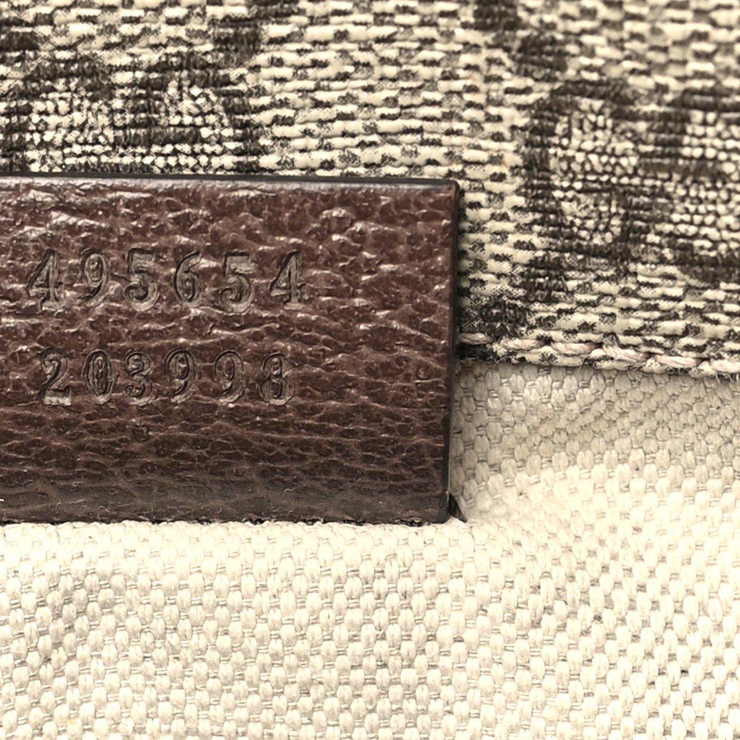 Gucci GG Supreme Monogram Web Neo Vintage Double Flap Messenger Bag Beige New Acero 7 of 9