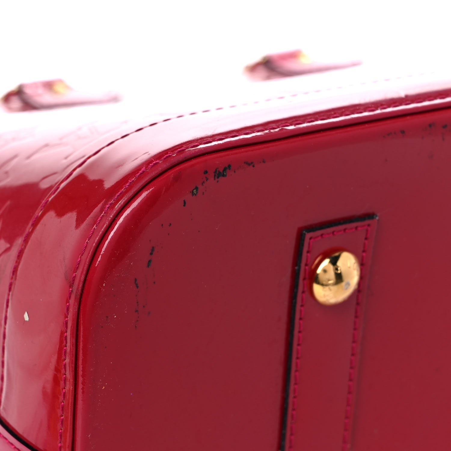 Louis Vuitton Vernis Alma GM Rose Indien 9 of 23