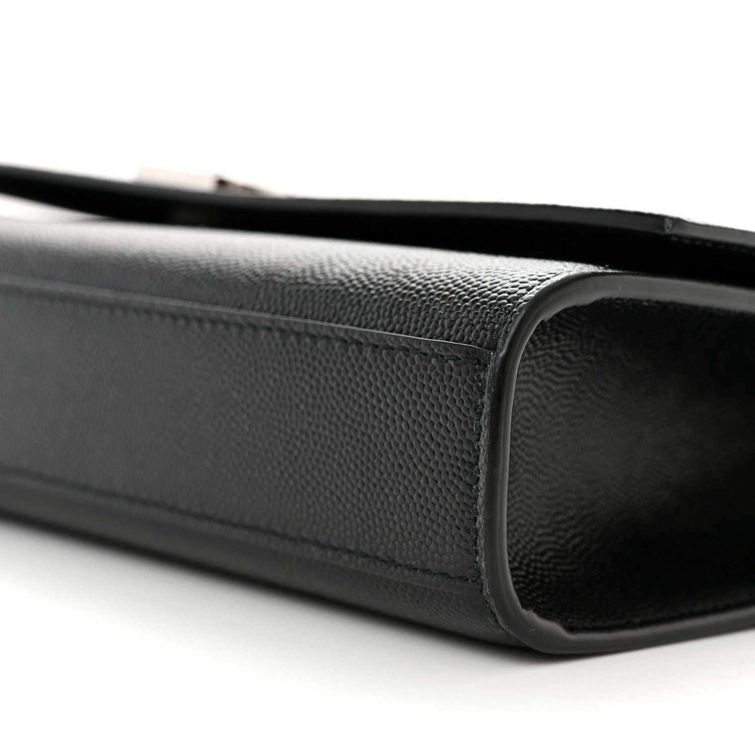 Saint Laurent Grain De Poudre Medium Classic Monogram Kate Satchel Black 9 of 10