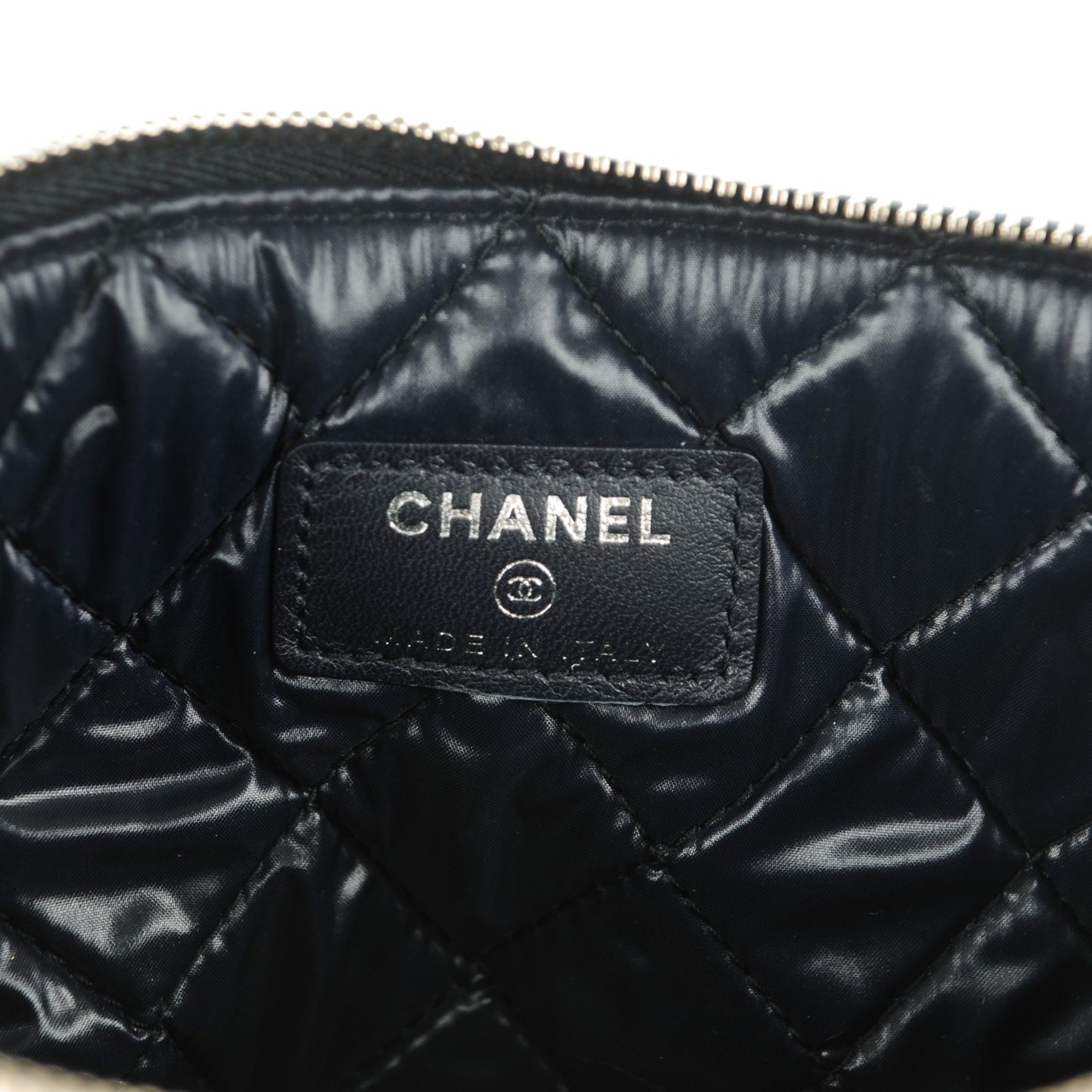 Denim Large Deauville Pouch Dark Blue