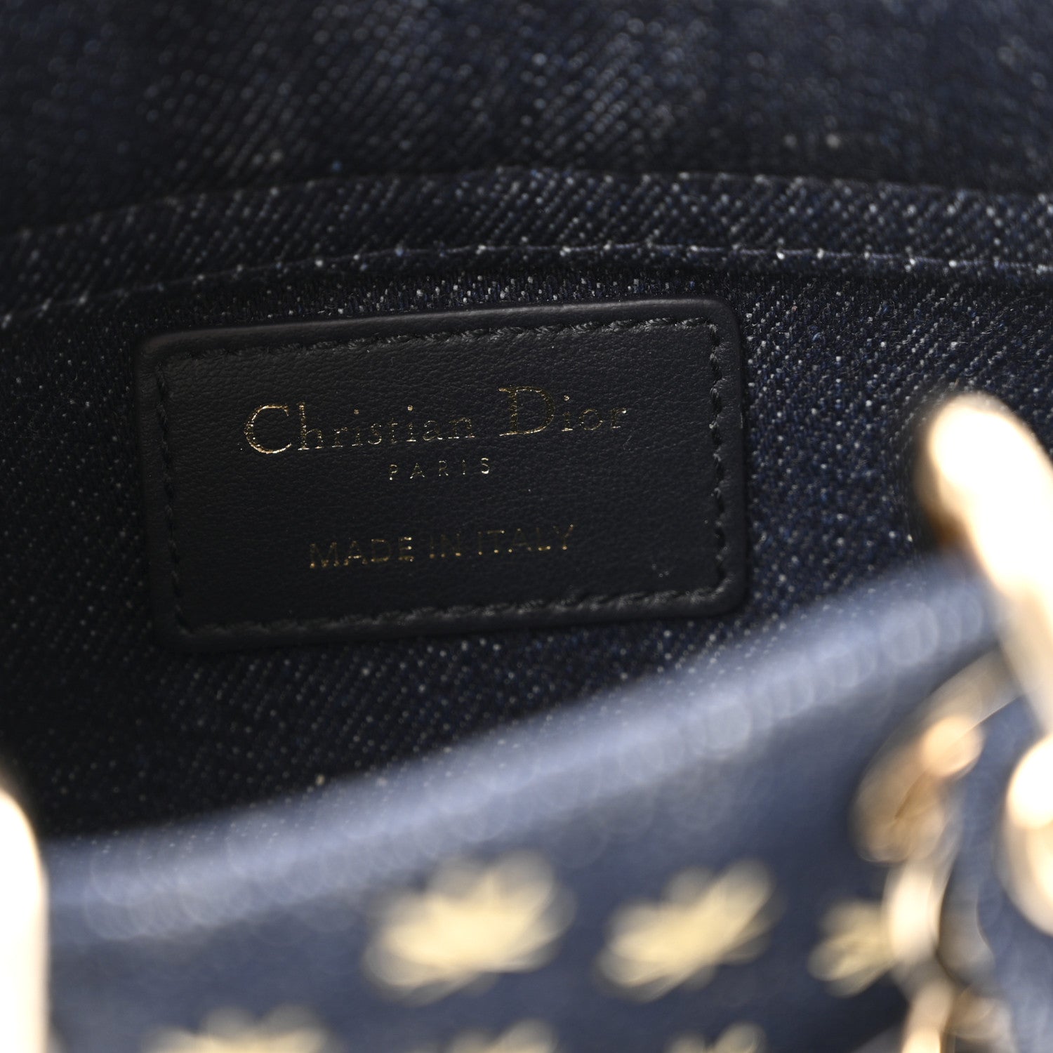 Christian Dior Denim Embroidered Star Lady D-Joy Blue 6 of 11