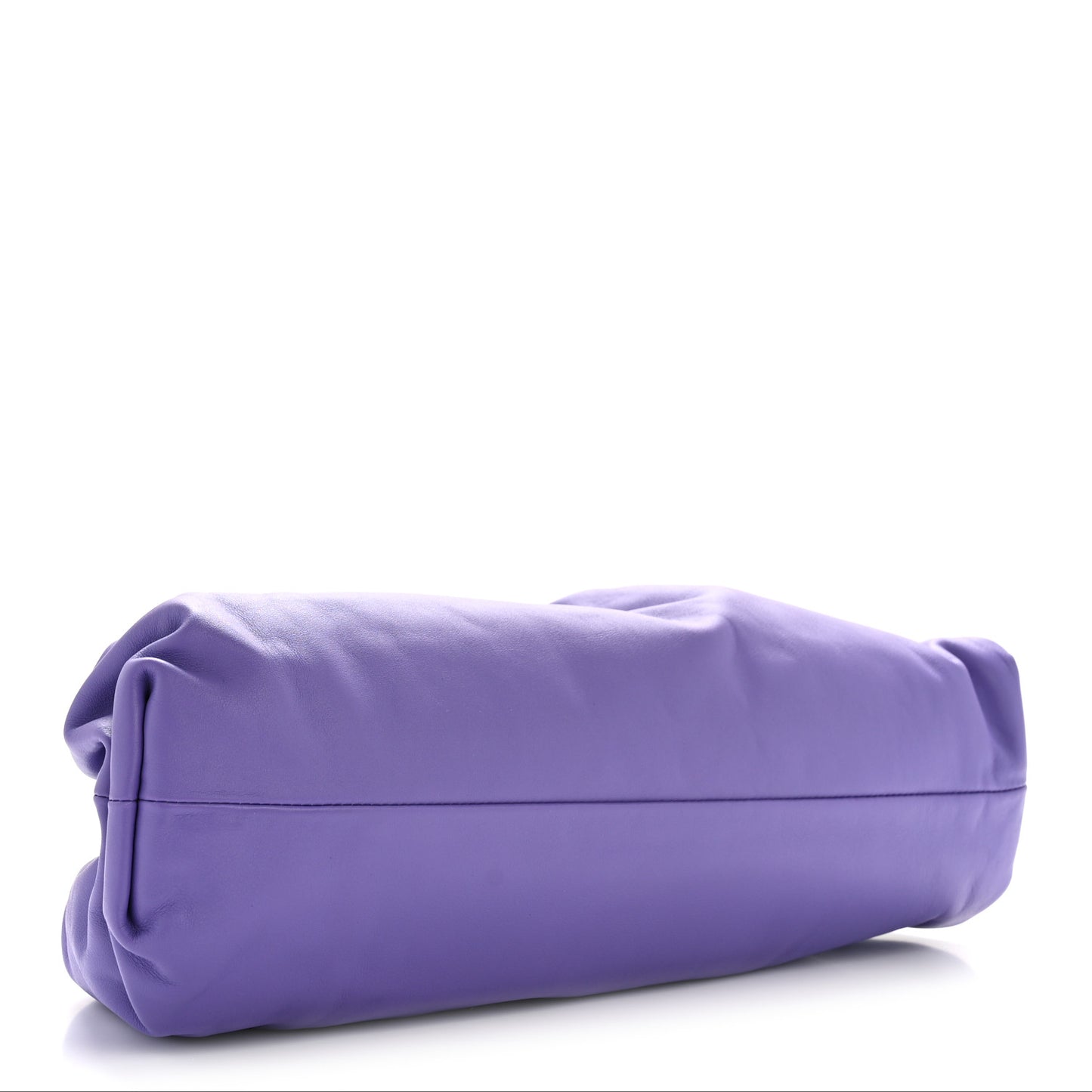 Smooth Butter Calf The Pouch Oversized Clutch Purple