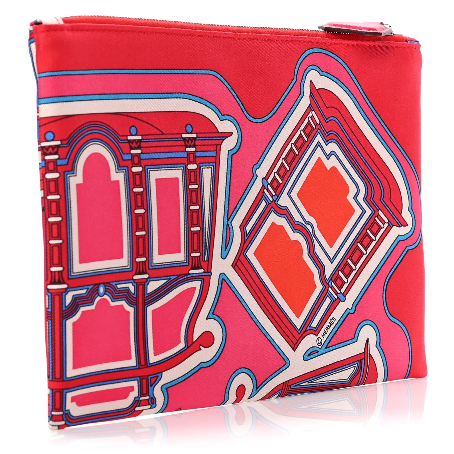 Hermes Silk Les Berlines Silky Pocket Cosmetic Case 2 of 4