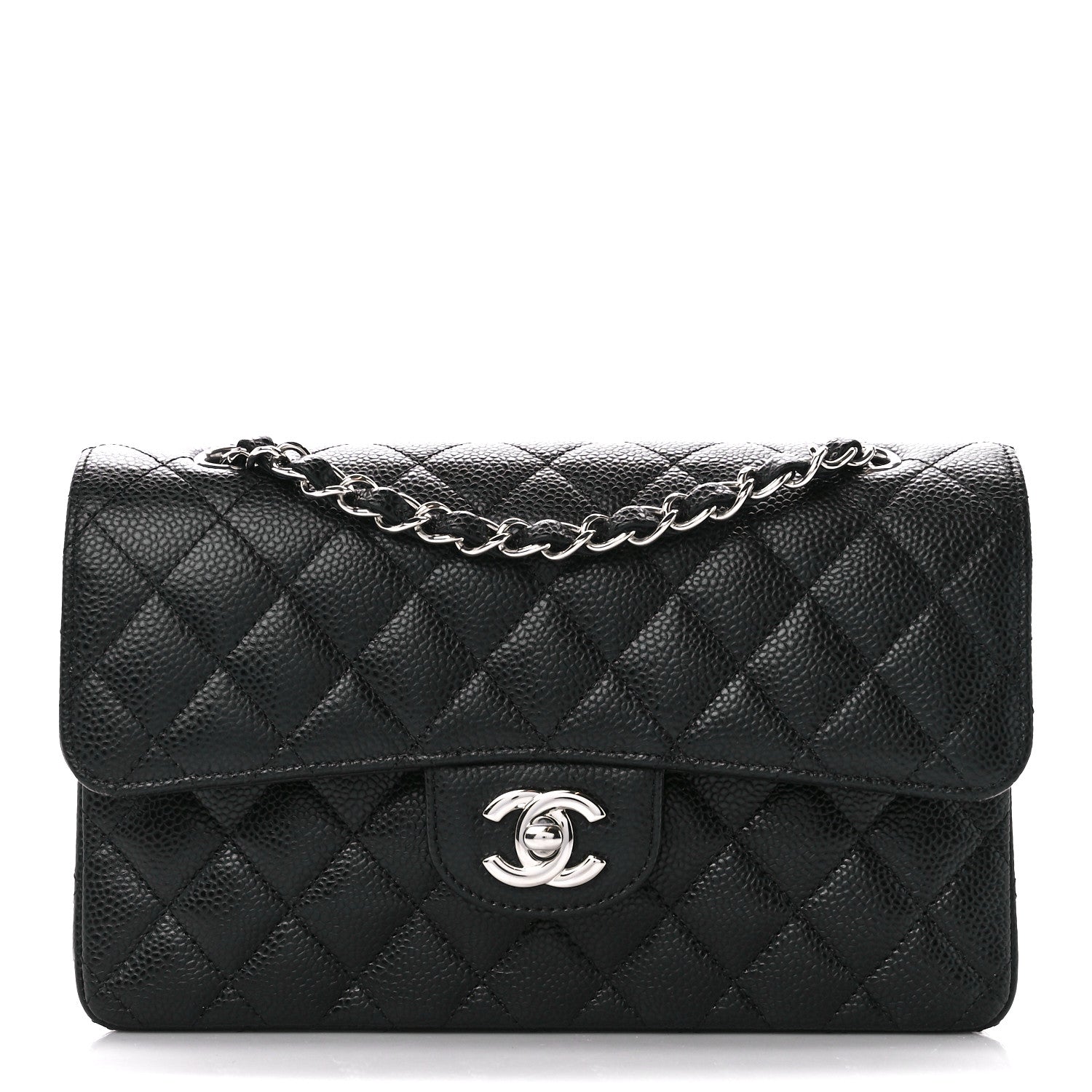 Chanel Caviar Quilted Small Double Flap Black 1 of 11