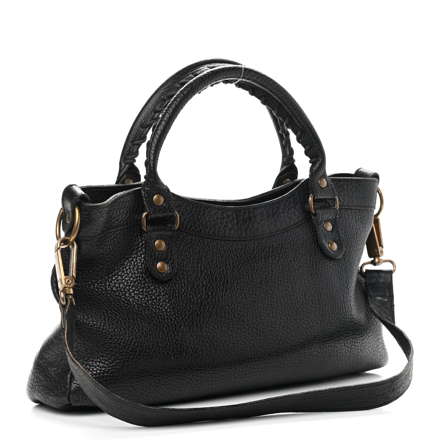 Balenciaga Pebbled Caribou Classic Hardware First Black 2 of 14