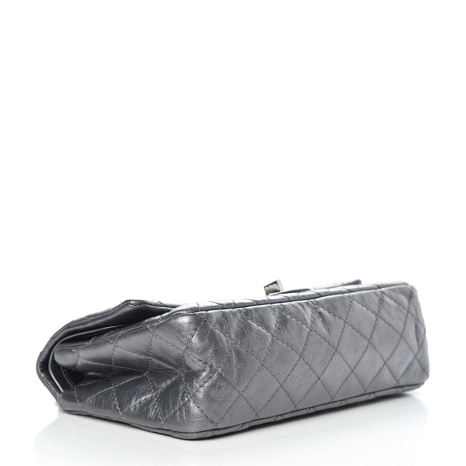Chanel Metallic Aged Calfskin Quilted 2.55 Reissue 225 Flap Grey 4 of 14