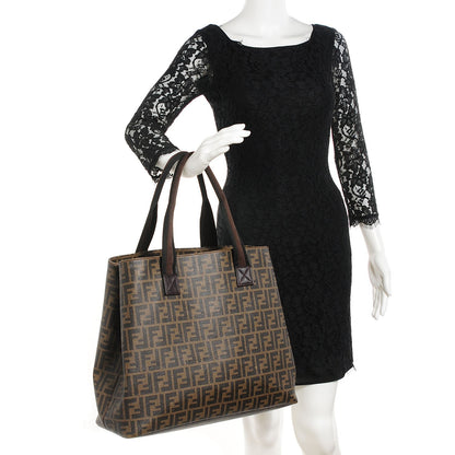 Fendi Zucca Spalmati Large Tote Tobacco 2 of 11