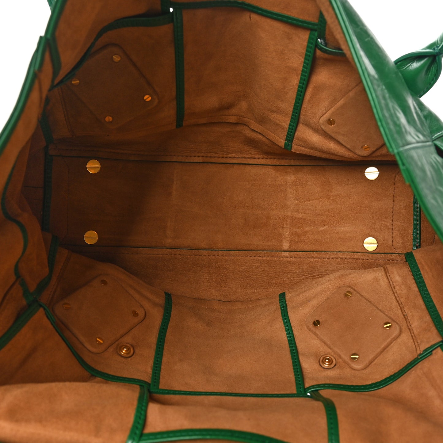 Paper Calfskin Maxi Intrecciato Medium Arco Slouch Racing Green