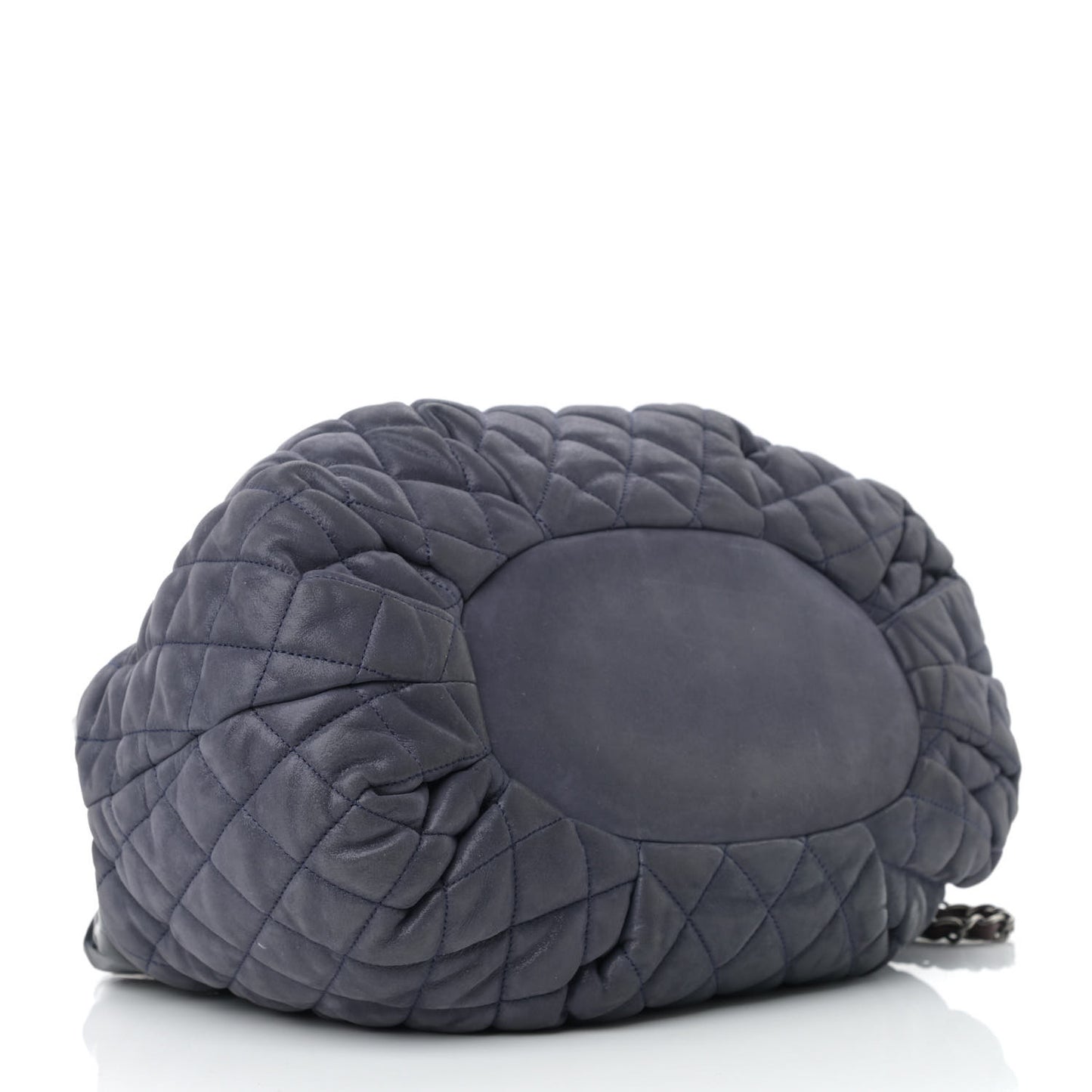 Iridescent Calfskin Small In The Mix Tote Navy