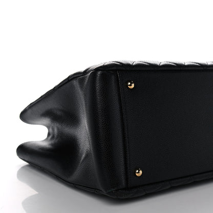 Chanel Caviar Quilted XL Grand Shopping Tote GST Black 10 of 11