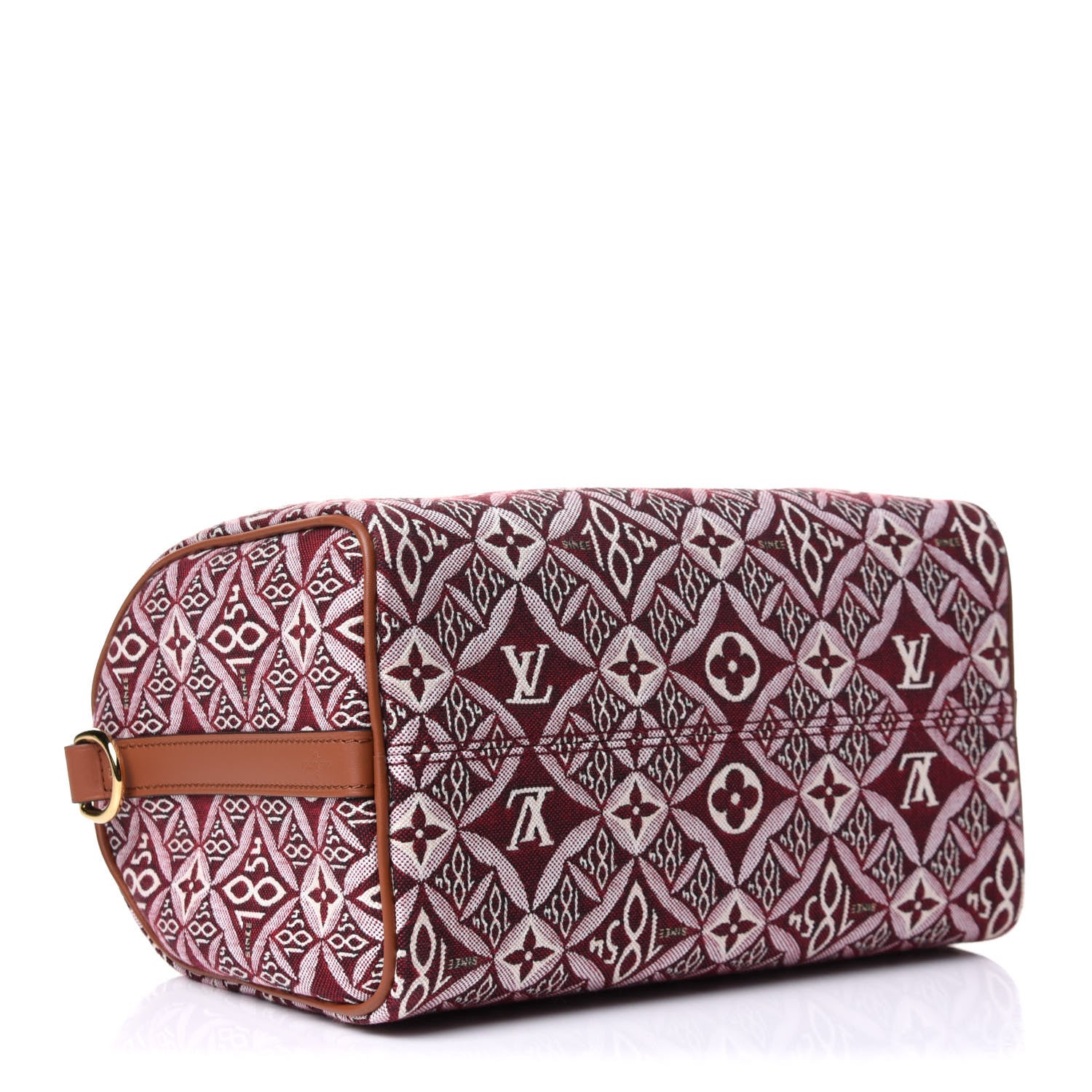 Louis Vuitton Jacquard Since 1854 Speedy Bandouliere 25 Bordeaux 3 of 11