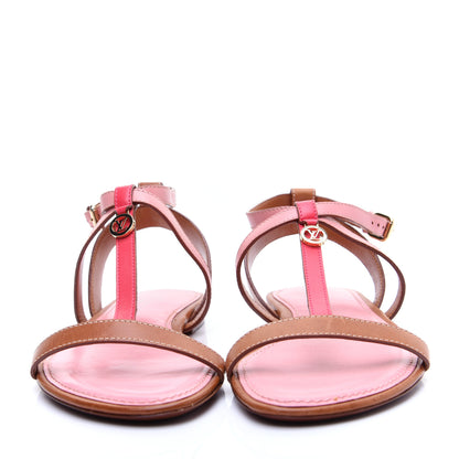 Louis Vuitton Calfskin Farenheit Flat Sandals 36 Pink 2 of 12