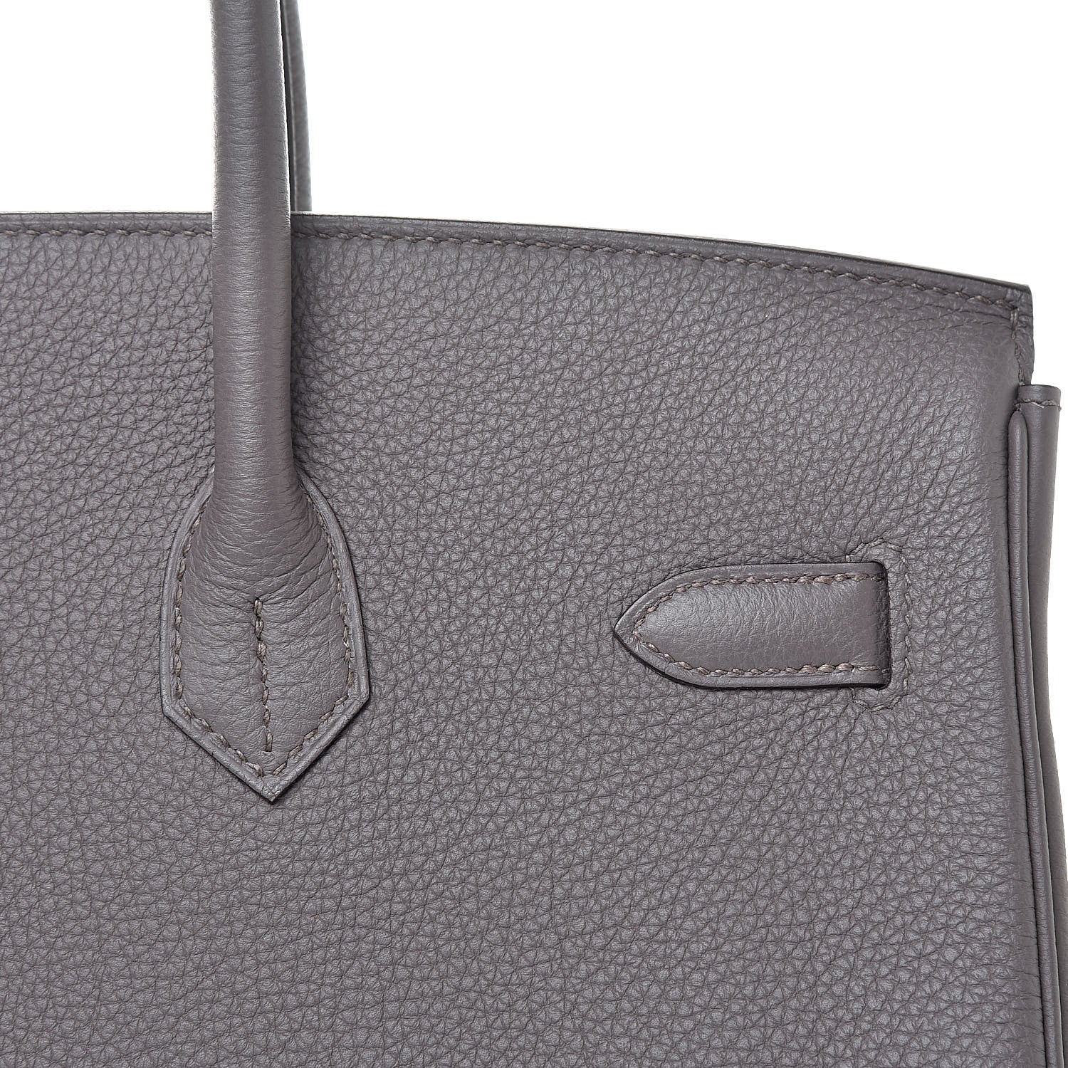 Hermes Togo Birkin 35 Etain 8 of 35