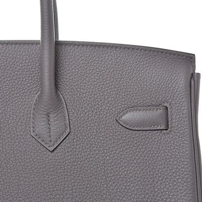Hermes Togo Birkin 35 Etain 8 of 35