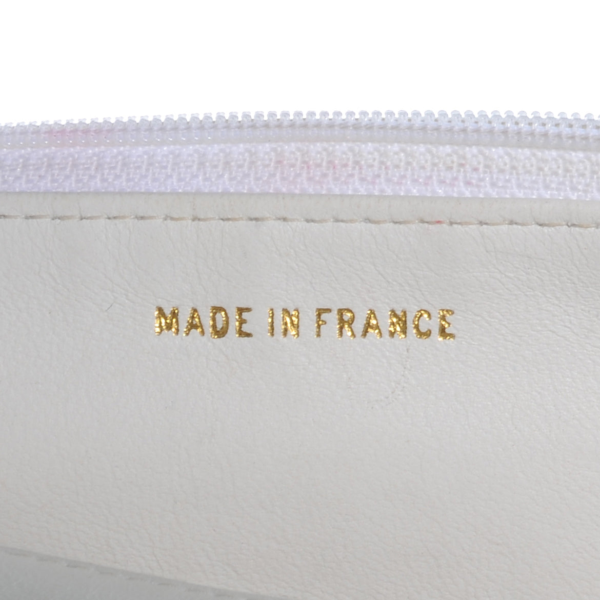 Chanel Caviar Wallet on Chain WOC White 7 of 8