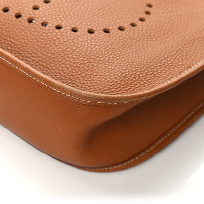 Hermes Taurillon Clemence Evelyne GM Gold 10 of 11