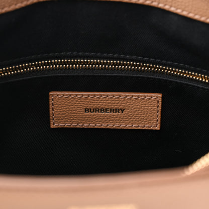 Burberry Derby Calfskin House Check Medium Banner Tote Camel 6 of 10