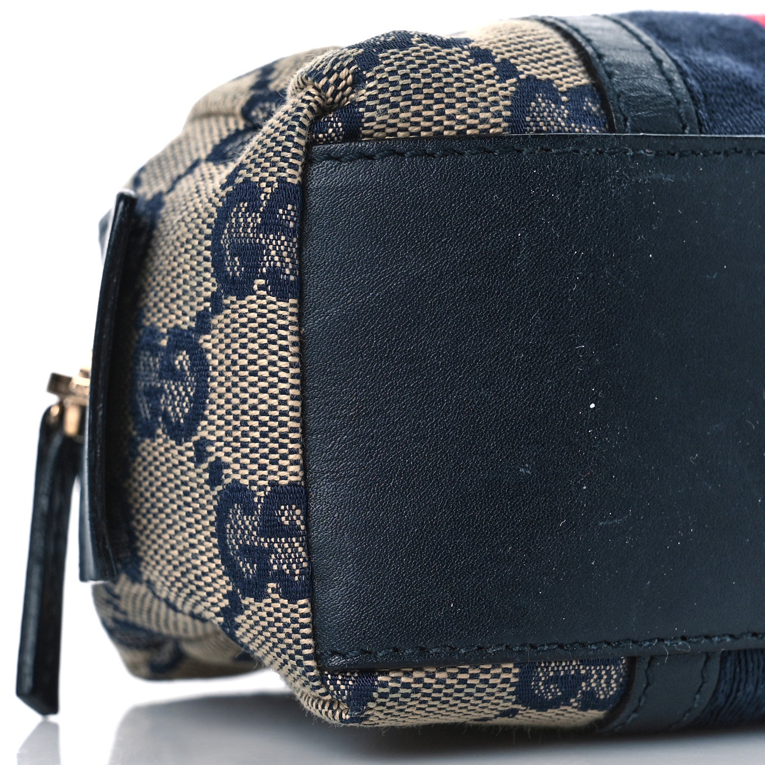 Gucci Monogram Web Small Cosmetic Case Navy 8 of 10