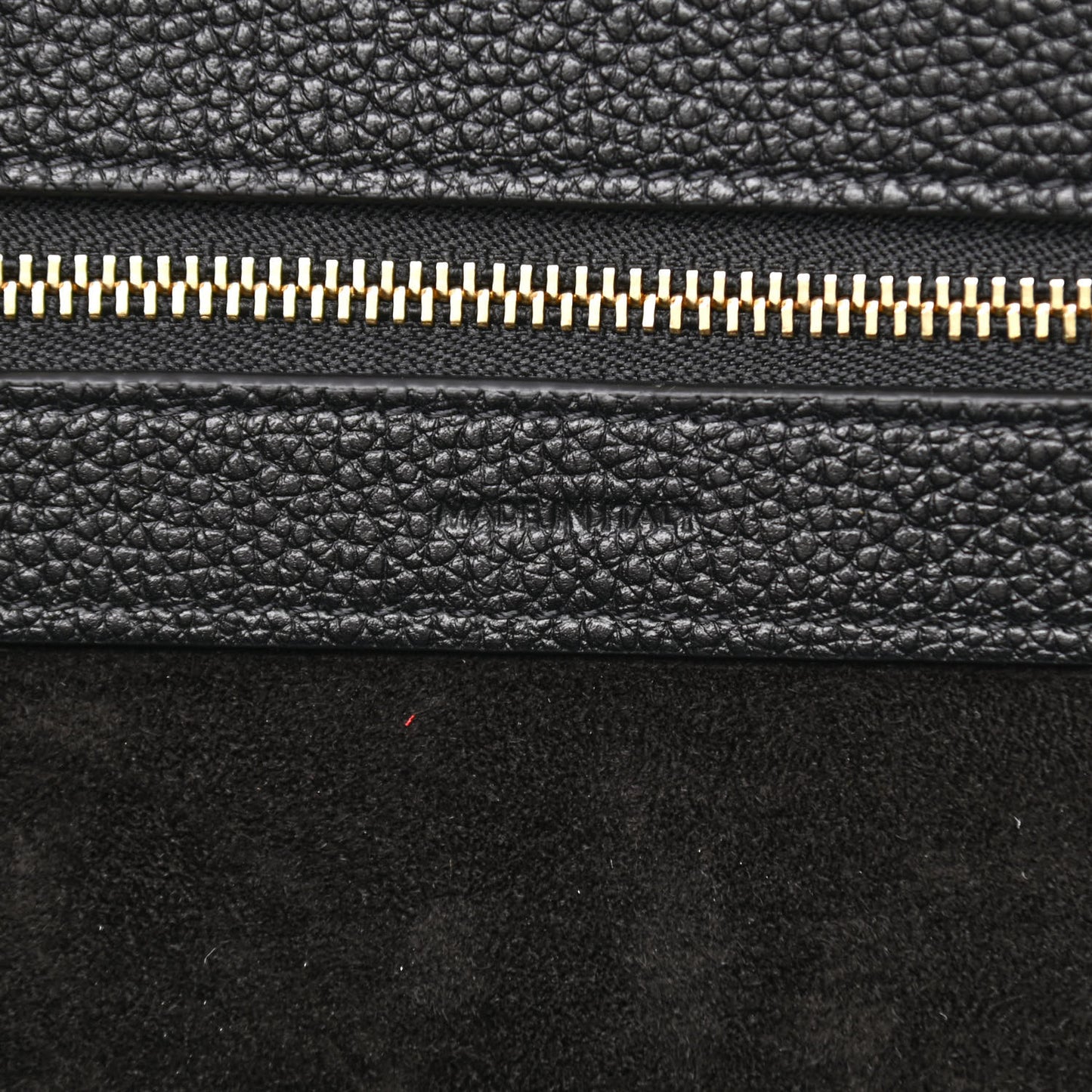 Soft Grained Calfskin Small Belt Cabas Phantom Black