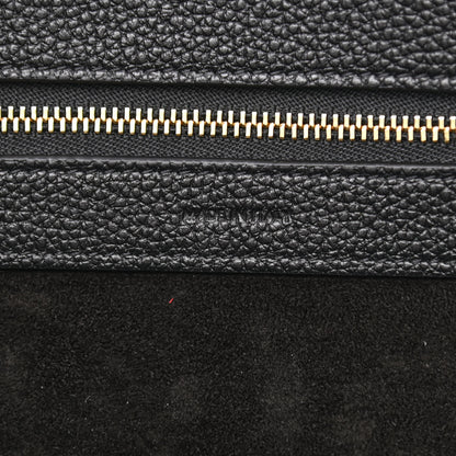 Celine Soft Grained Calfskin Small Belt Cabas Phantom Black 7 of 11