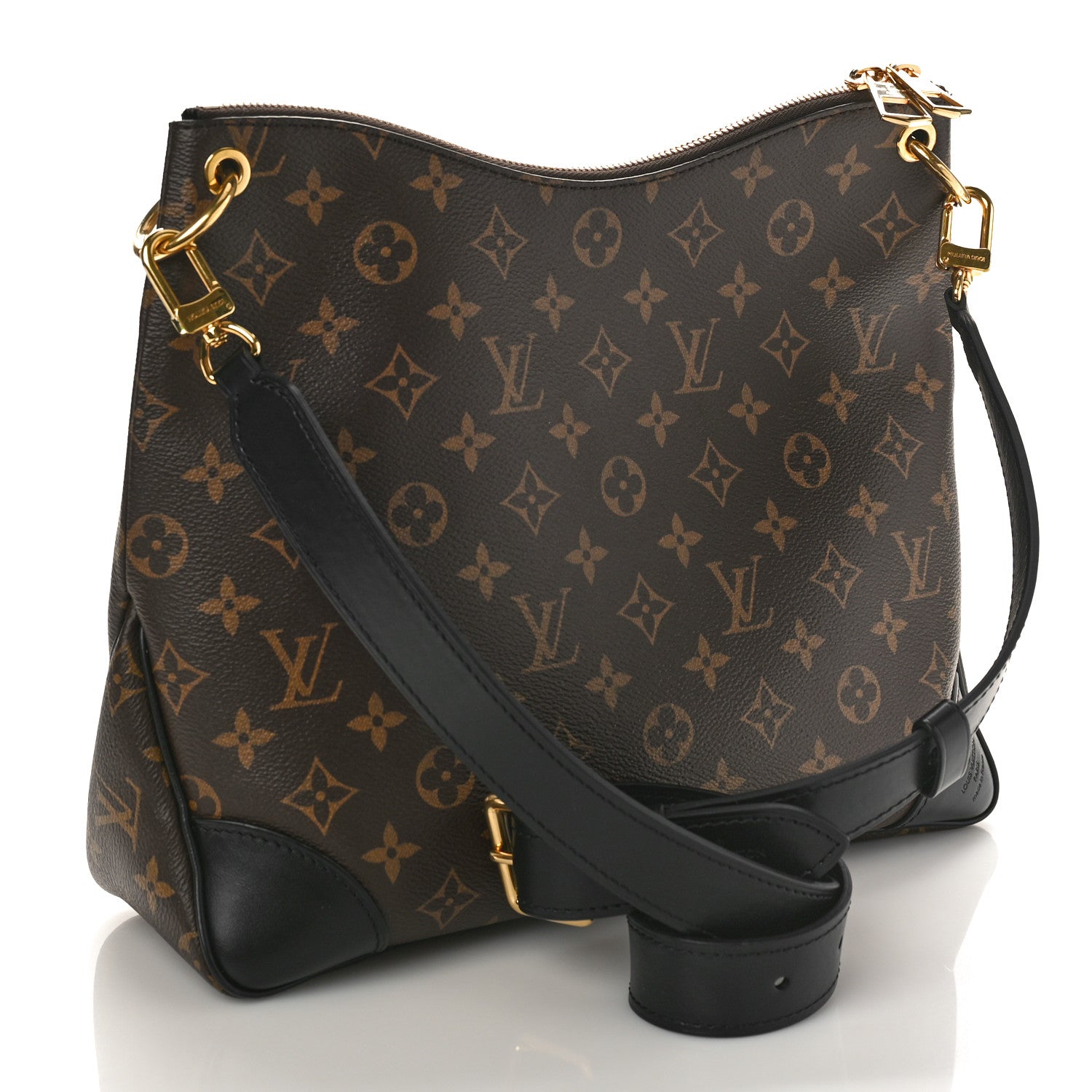 Louis Vuitton Monogram Odeon MM Black 2 of 7