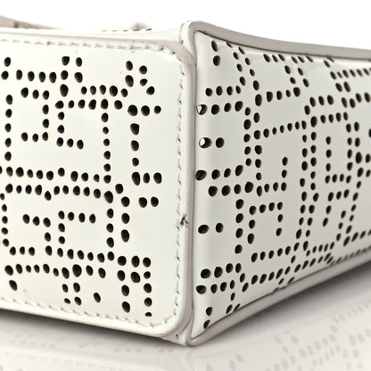 Givenchy Calfskin 4G Perforated Mini Cut Out Shoulder Bag Ivory 10 of 10