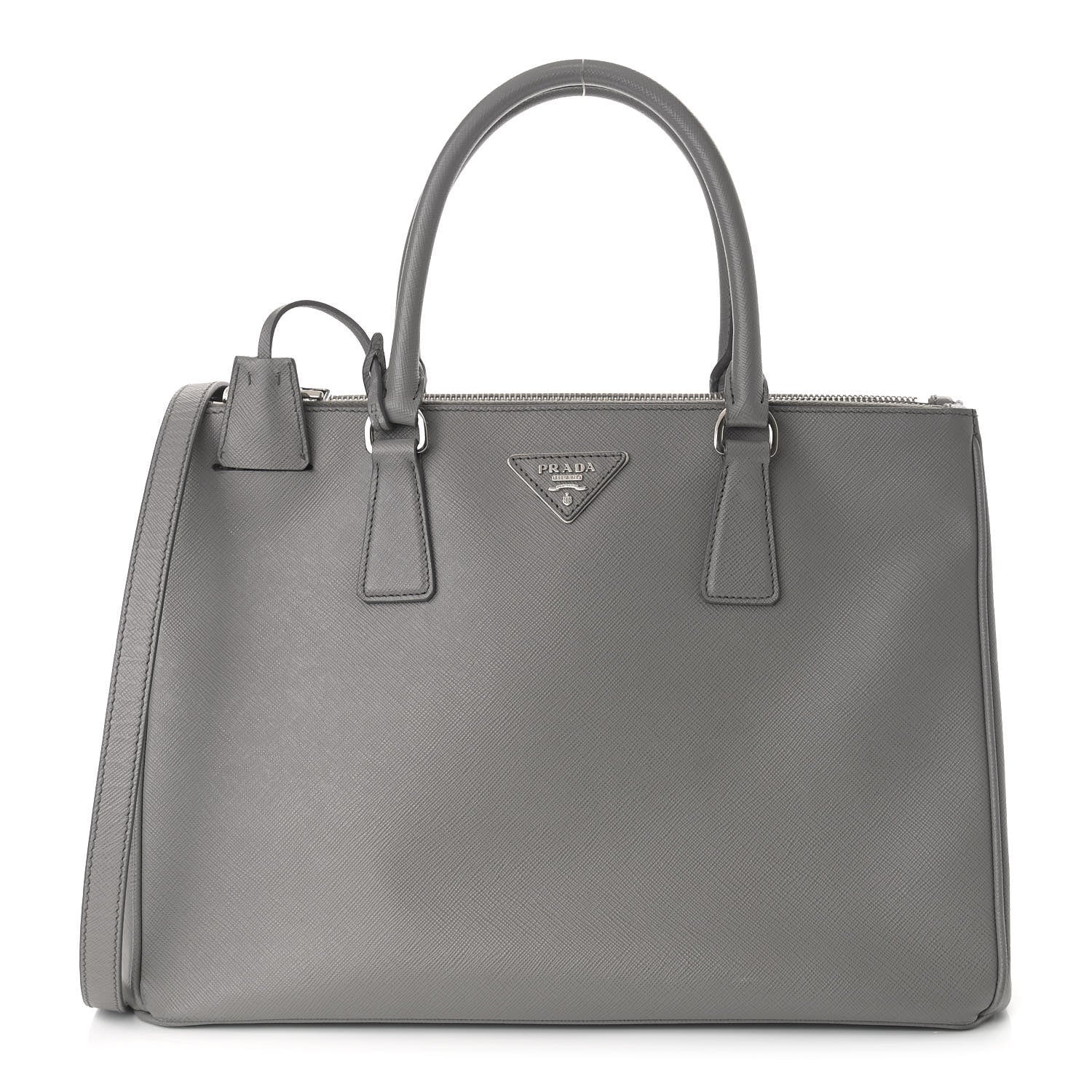 Prada Saffiano Medium Galleria Double Zip Tote Marmo 1 of 19