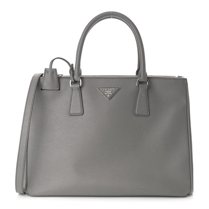 Prada Saffiano Medium Galleria Double Zip Tote Marmo 1 of 19