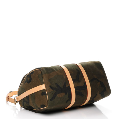 Louis Vuitton X SUPREME Monogram Camouflage Keepall Bandouliere 45 4 of 11