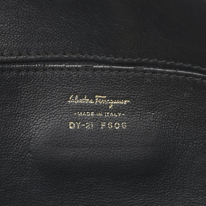 Salvatore Ferragamo Calfskin Sofia Shoulder Bag Black 7 of 16