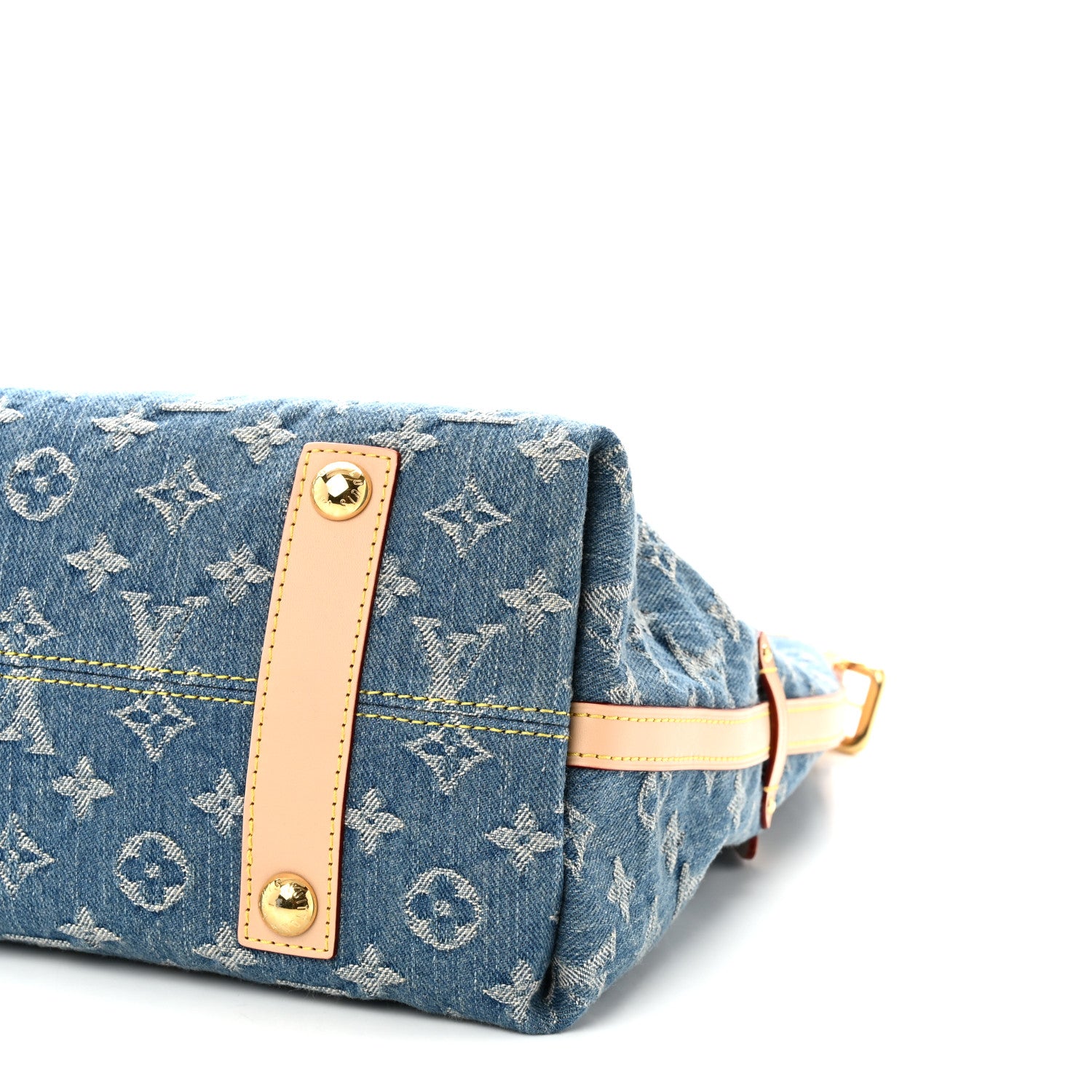 Louis Vuitton Monogram Denim CarryAll MM Blue 10 of 10