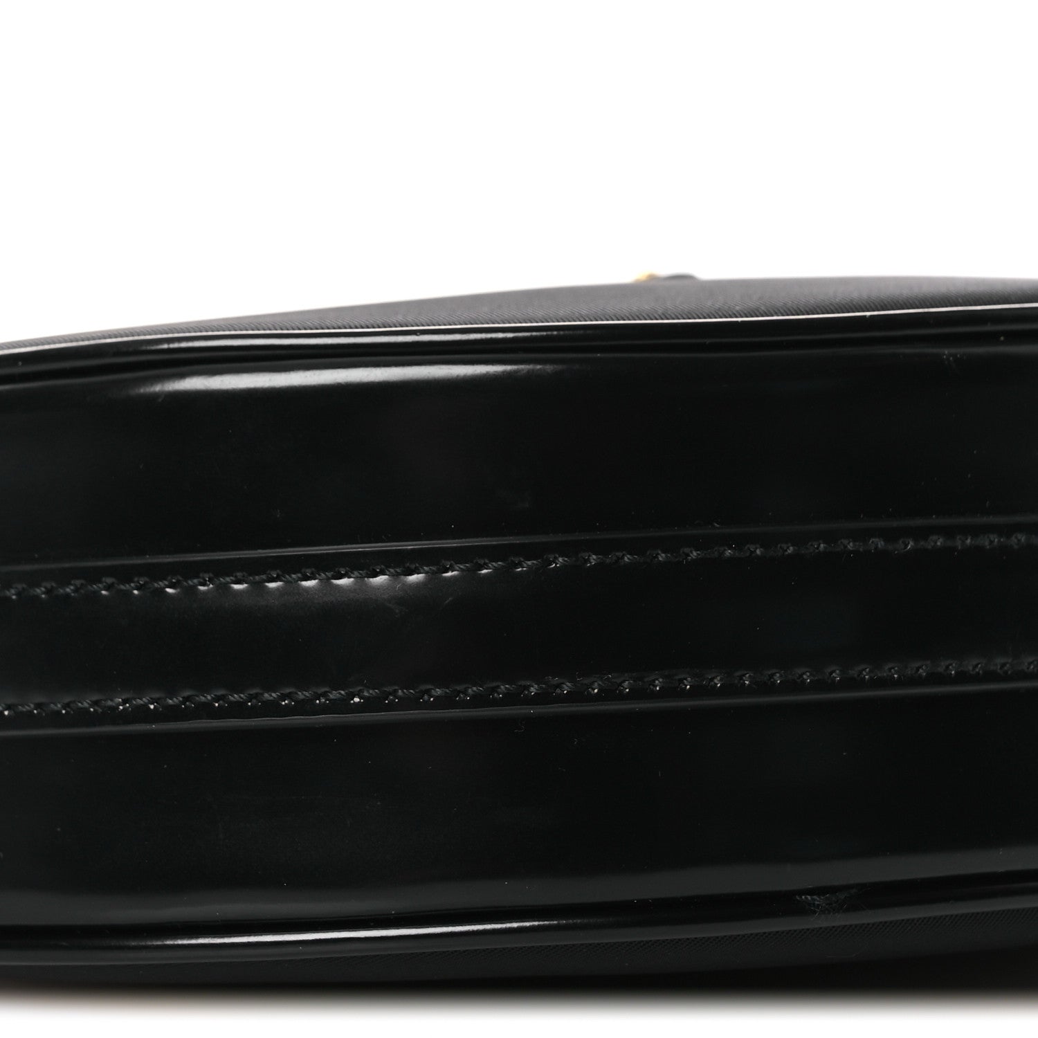 Prada Re-Nylon Spazzolato Mini Arque Shoulder Bag Black 9 of 10