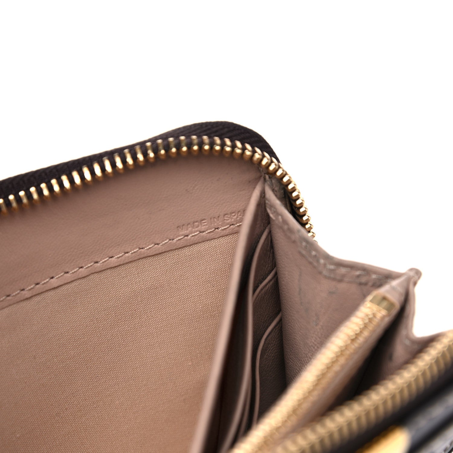 Chloe Calfskin Marcie Long Zip Around Wallet Black Raisin 7 of 15