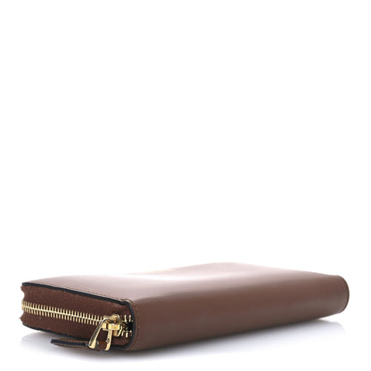 Gucci Plutone Calfskin Logo Zip Around Wallet Cuir 4 of 13