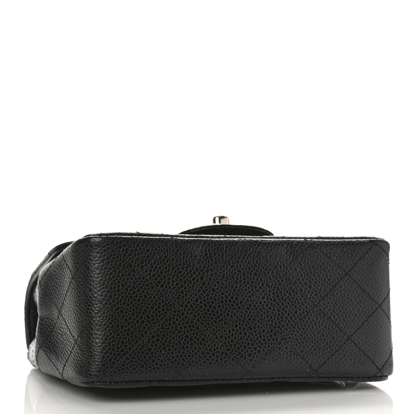 Caviar Quilted Mini Square Flap Black