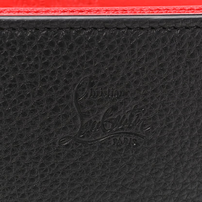 Christian Louboutin Calfskin Spikes Loubinthesky Paloma Clutch Black 9 of 12