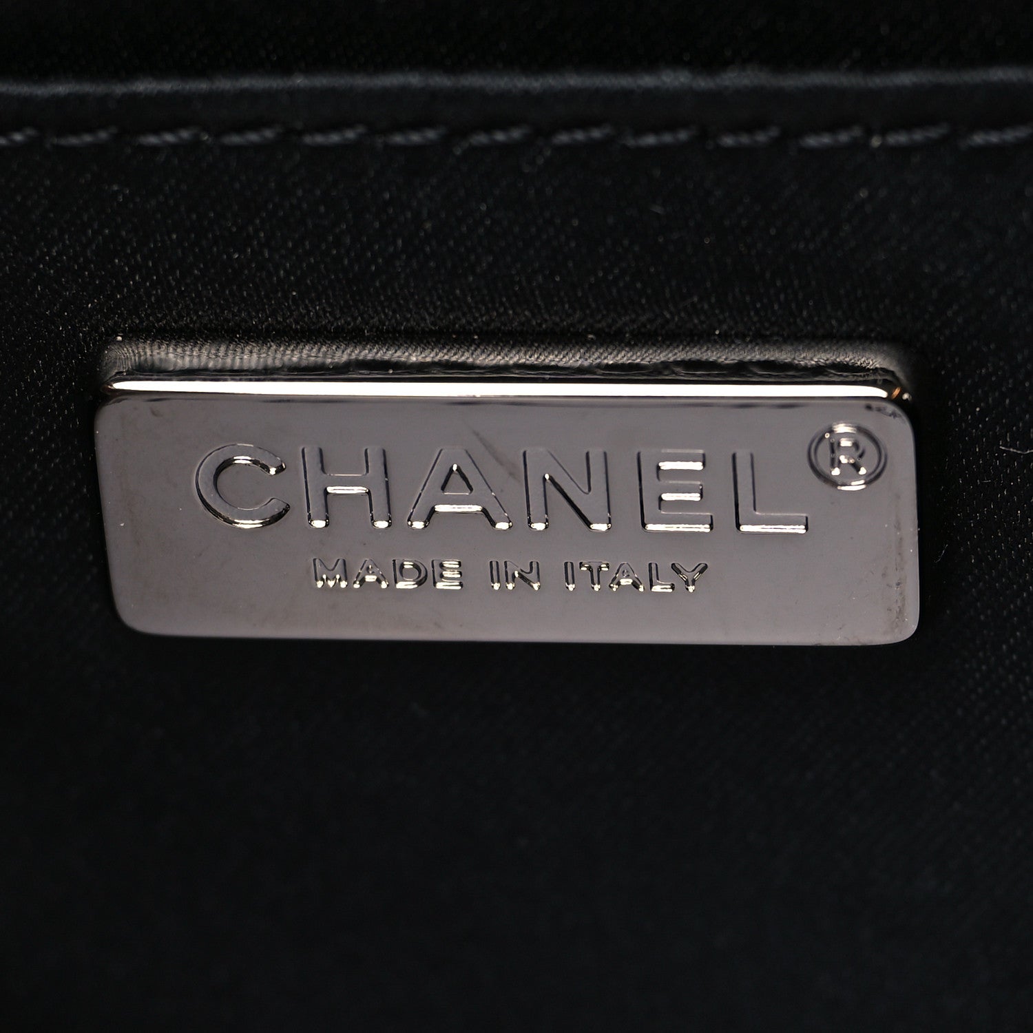 Chanel Sequin Logo Small Flap Black White 6 of 8