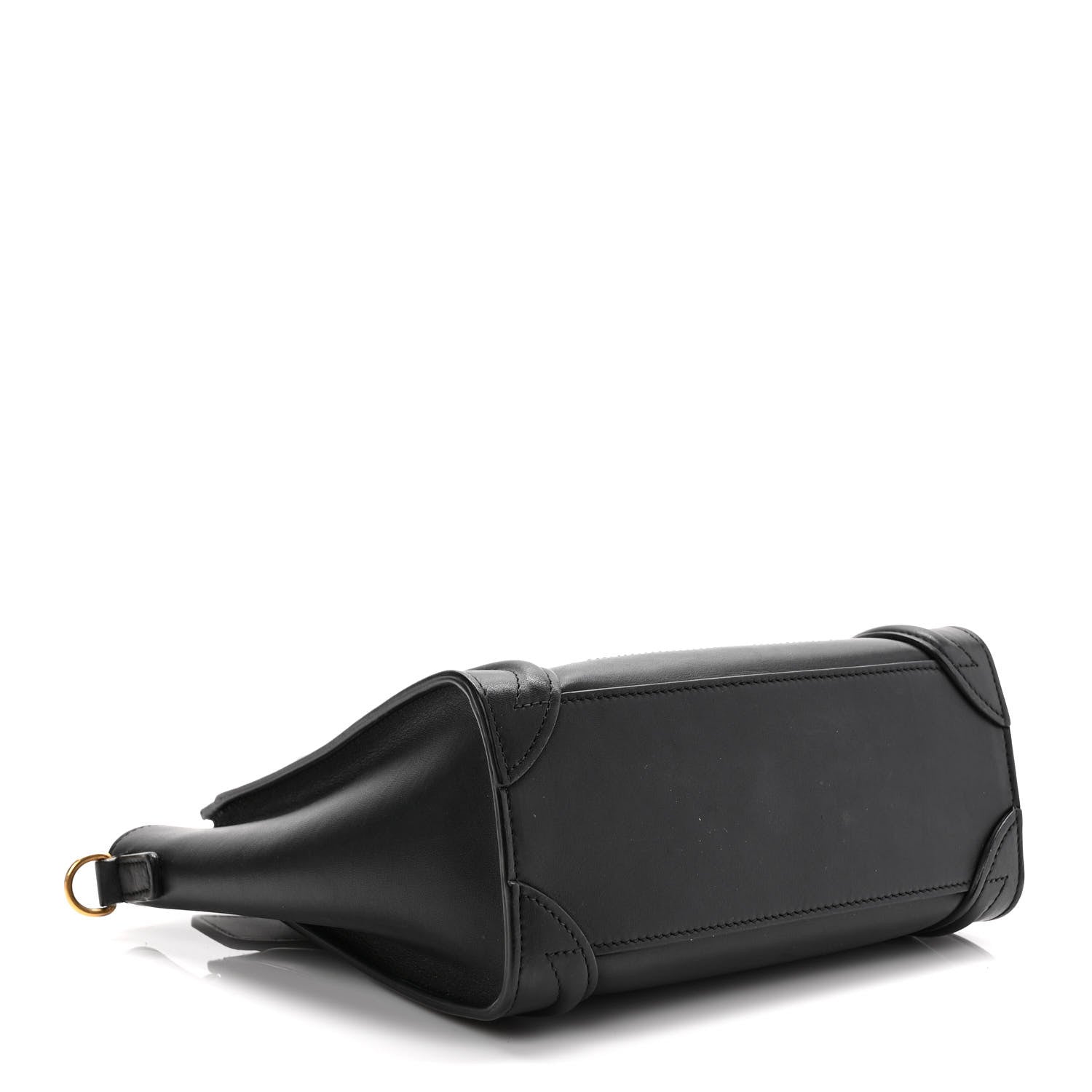 Celine Smooth Calfskin Nano Luggage Black 5 of 9