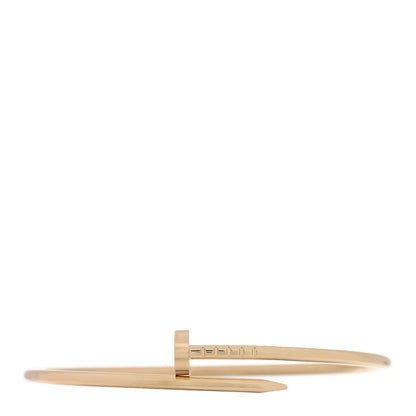 Cartier 18K Yellow Gold Small Juste Un Clou Bracelet 17 1 of 5
