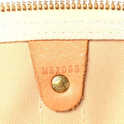 Louis Vuitton Damier Azur Keepall 50 5 of 10