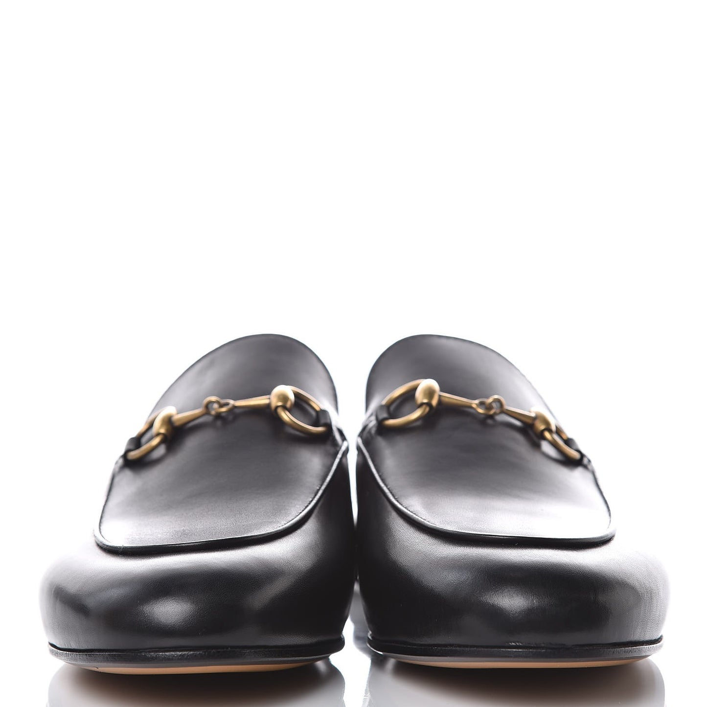 Calfskin Womens Princetown Slippers 37 Black