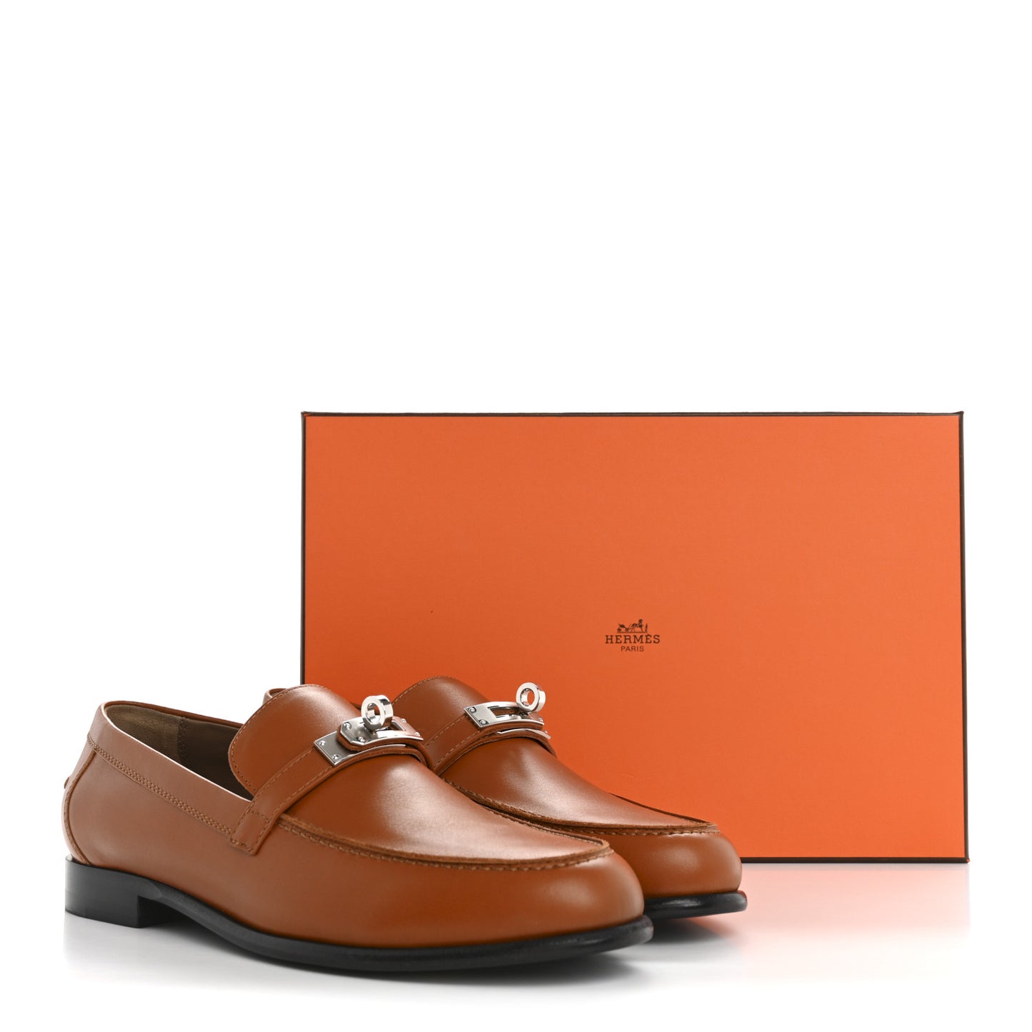 Calfskin Womens Destin Loafer 38 Naturel