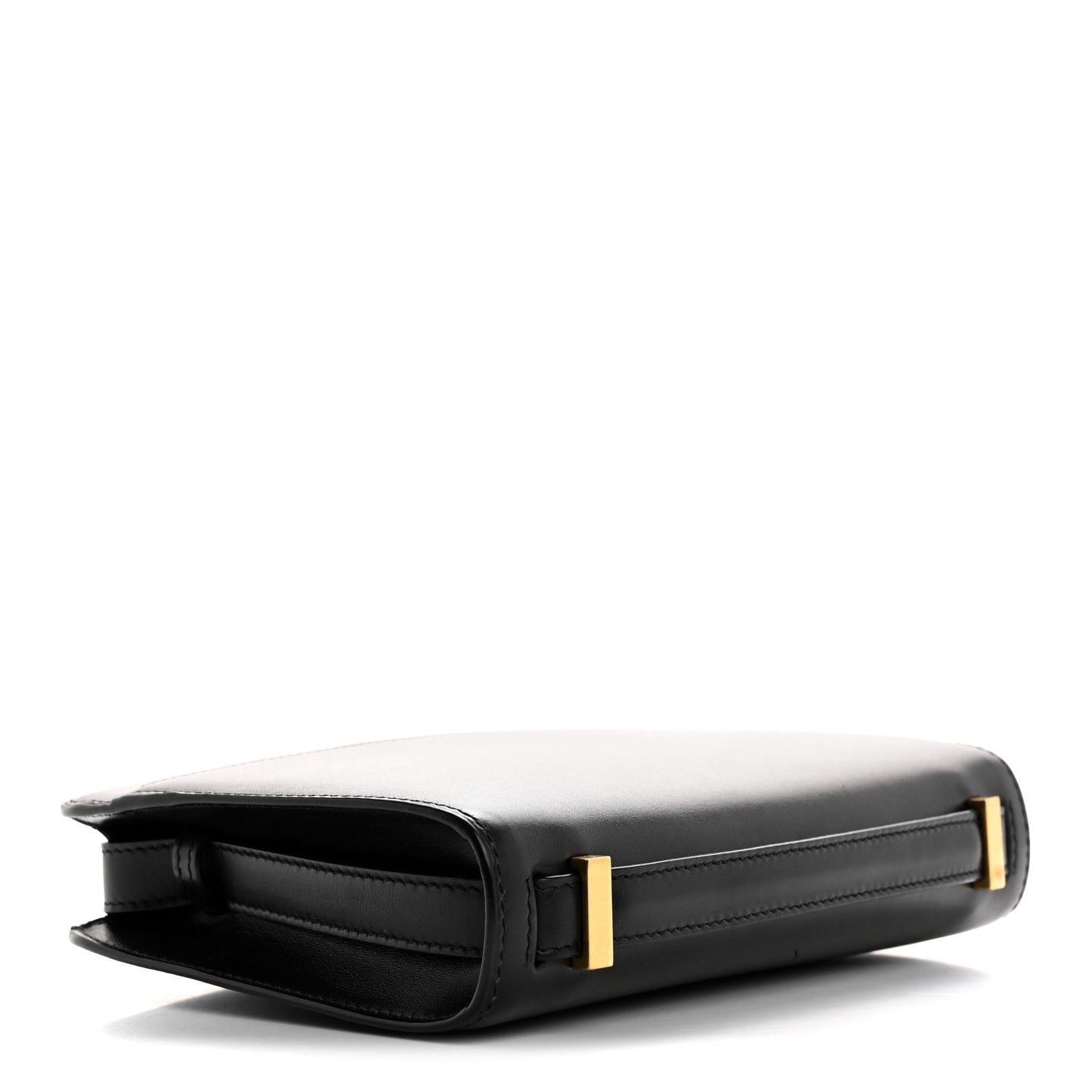 Calfskin Reverse Satchel Black